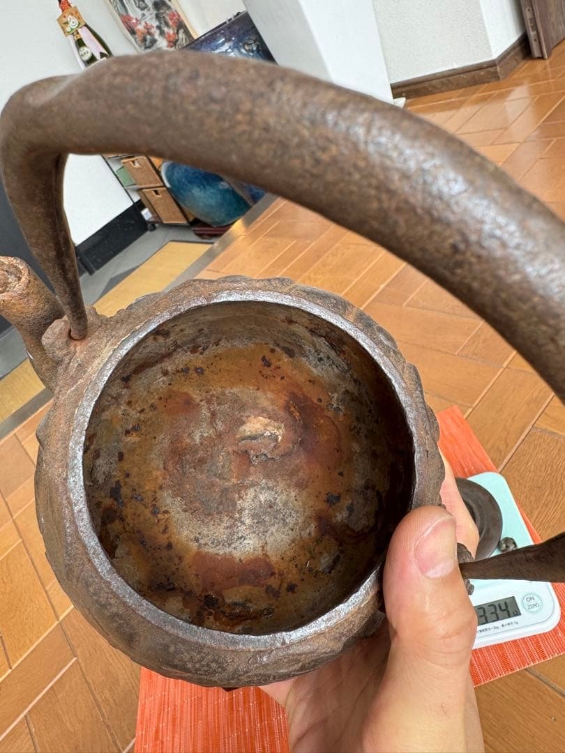 鉄瓶 高さ26cm 水漏れなし