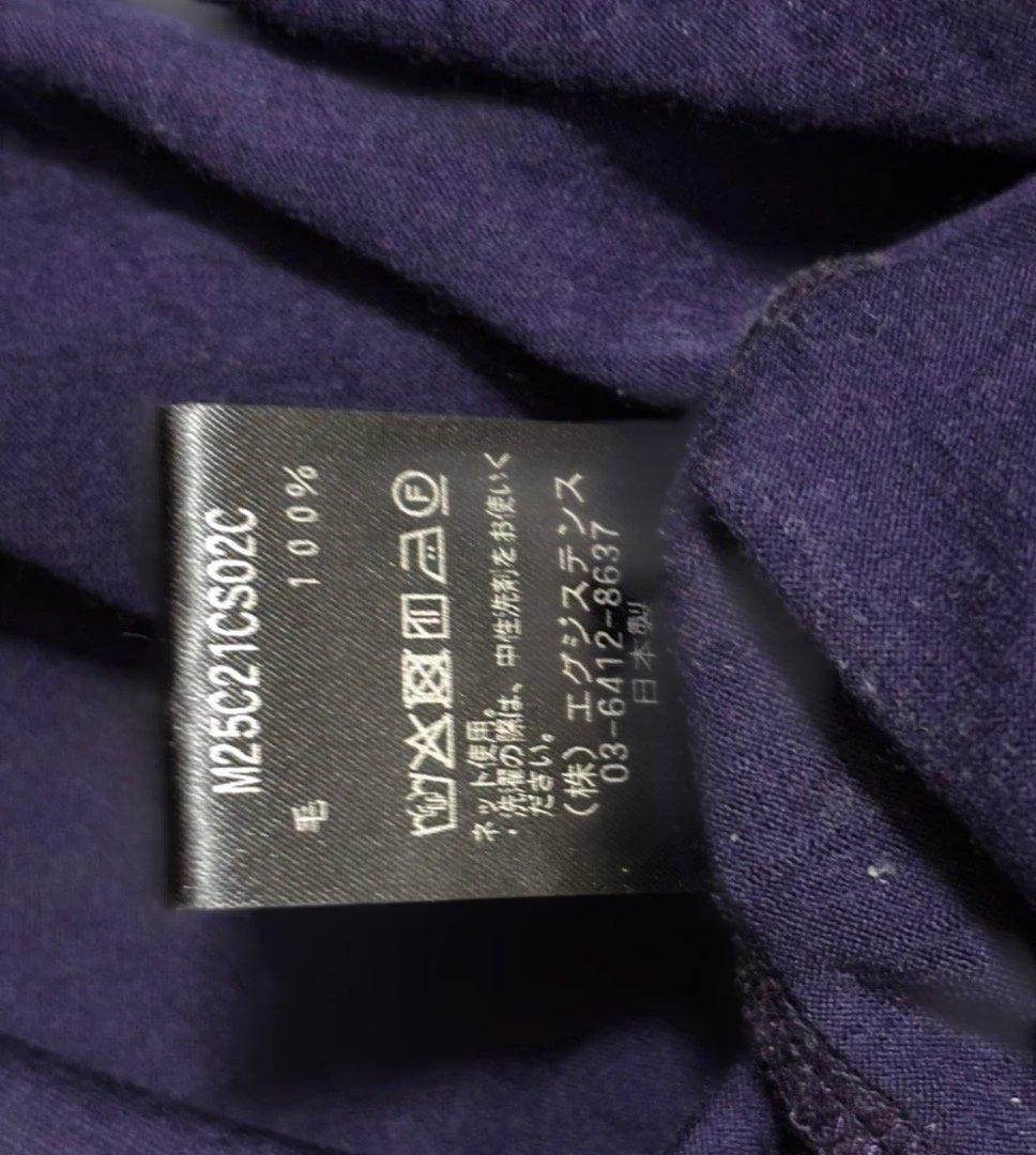 2025AWmarka★markaマーカウォッシャブルニットクルーネック紫3