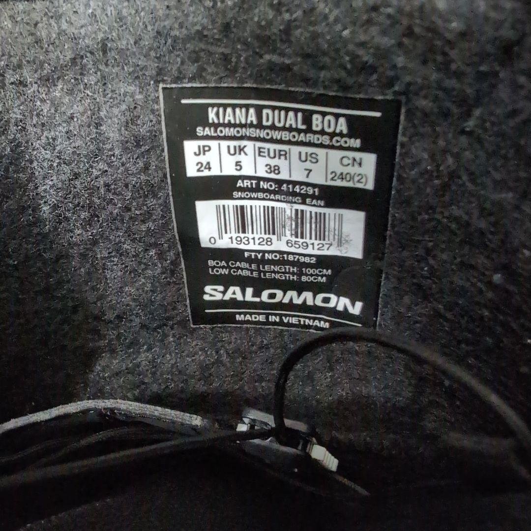 スノーボード Salomon KIANA dual BOA 24.0cm