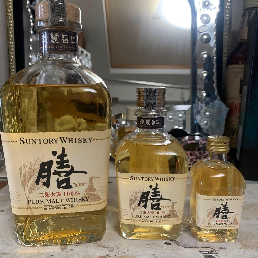サントリー ピュアモルトウイスキー 640ml 180,50 ml セット