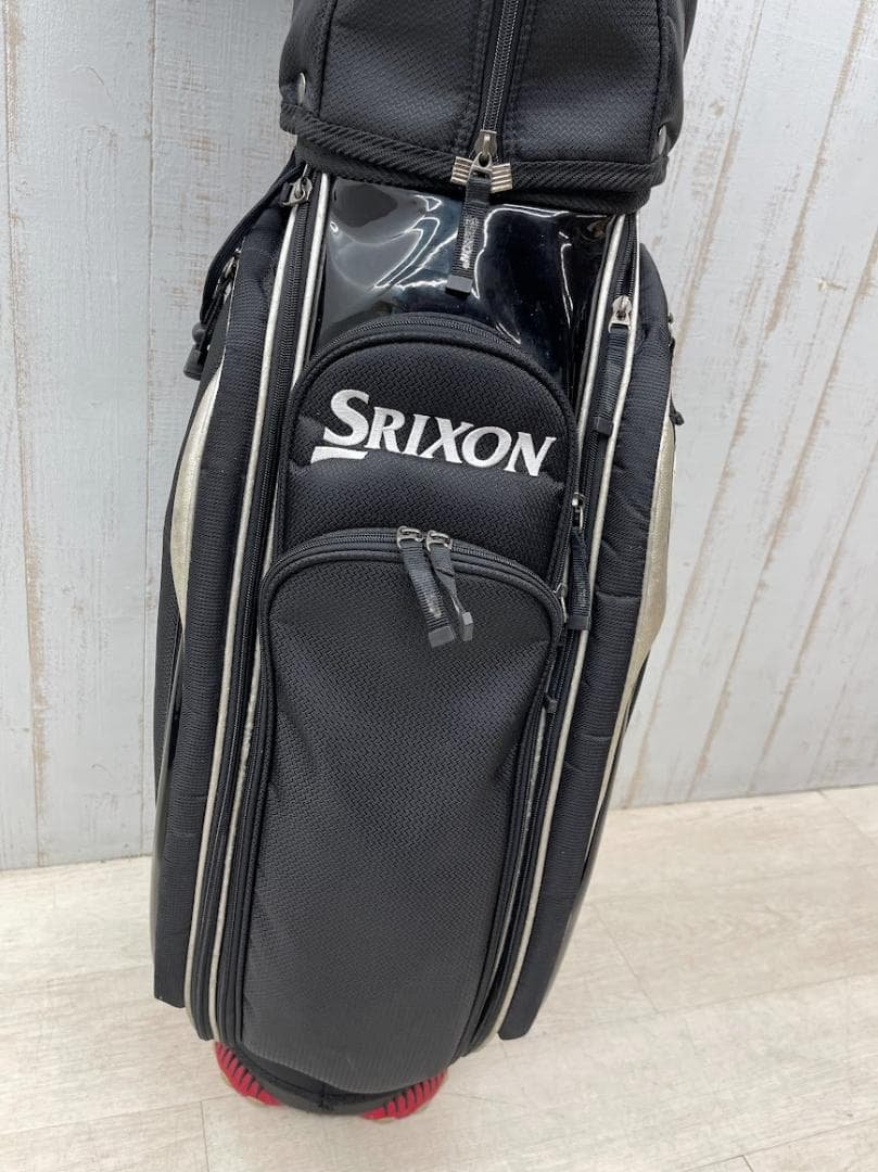 SRIXON キャディバッグ ゴルフバック 7分割 ブラック スリクソン