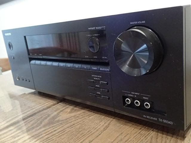 ONKYO 5.1chAVアンプ　TX-SR343　リモコン付き　快調・良い音