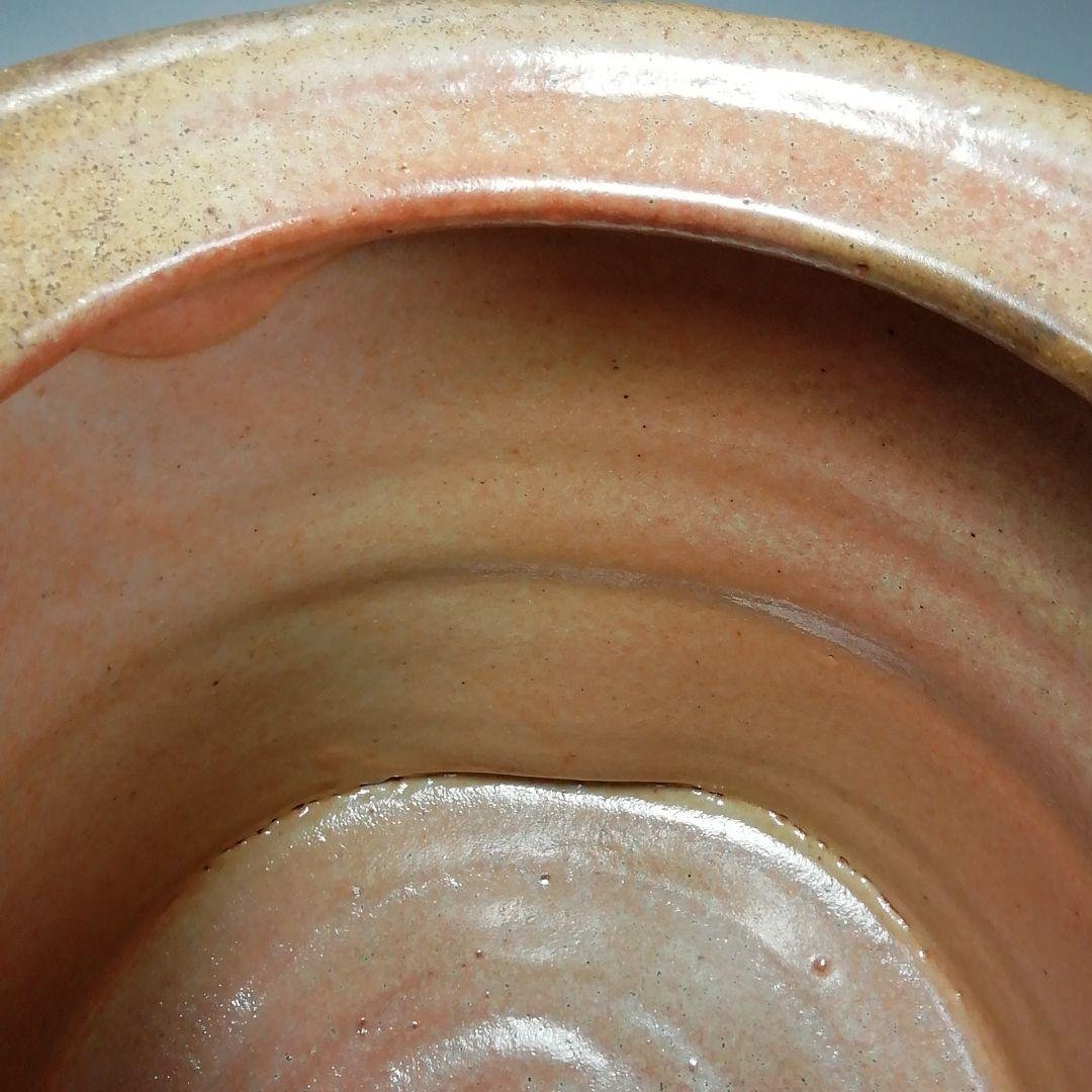 Ｓ４６５　水指　『備前志野水指』『藤原恭助作』　共箱　茶道具