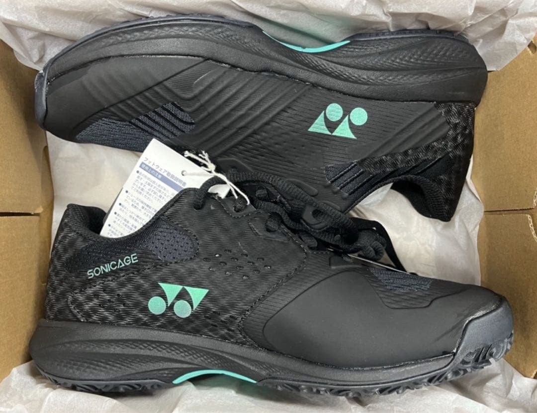 YONEXテニスシューズ クレー・砂入人工芝用 4E wide 007 23.5