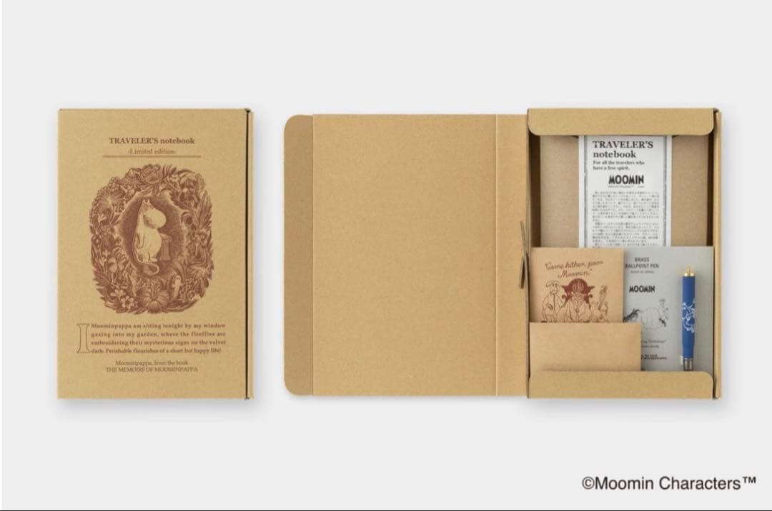 【新品未開封品】トラベラーズノート 限定セット MOOMIN パパの思い出