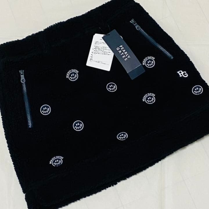 サイズ①☆パーリーゲイツ☆パイルジャガード　スカート ☆新品☆税込28,600円