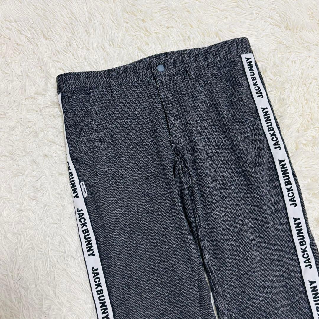 jack bunny サイドラインパンツ ヘリンボーン サイズ4 パーリーゲイツ