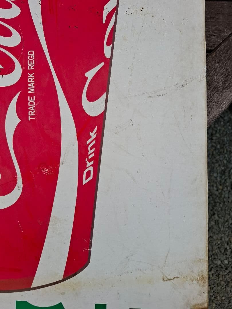 Coca-Cola コーラ ビッグカップ看板 昭和レトロ