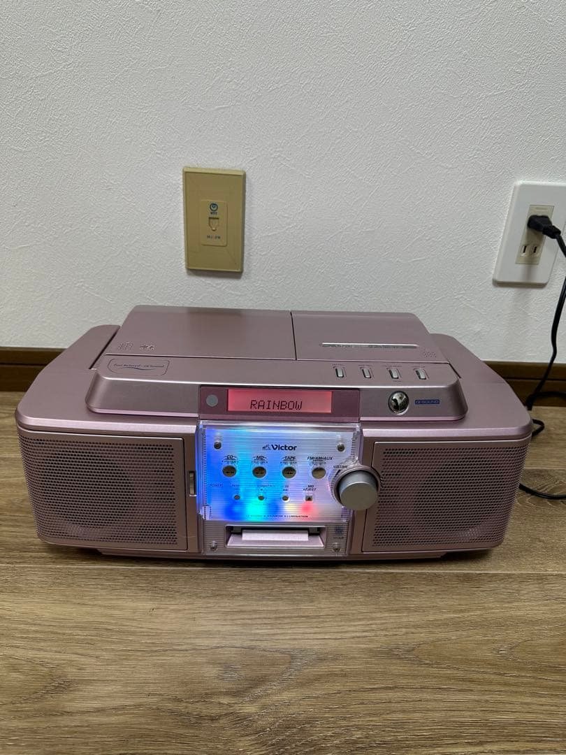 Victor JVC RC-Z1MD-P ピンク CD-MDポータブルシステム