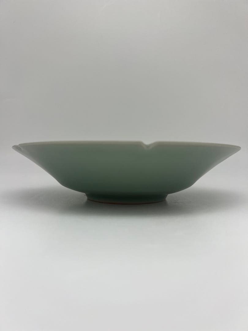 中国明清朝竜泉窯お皿　骨董　古美術　唐物コレクション　江戸アンティーク青磁