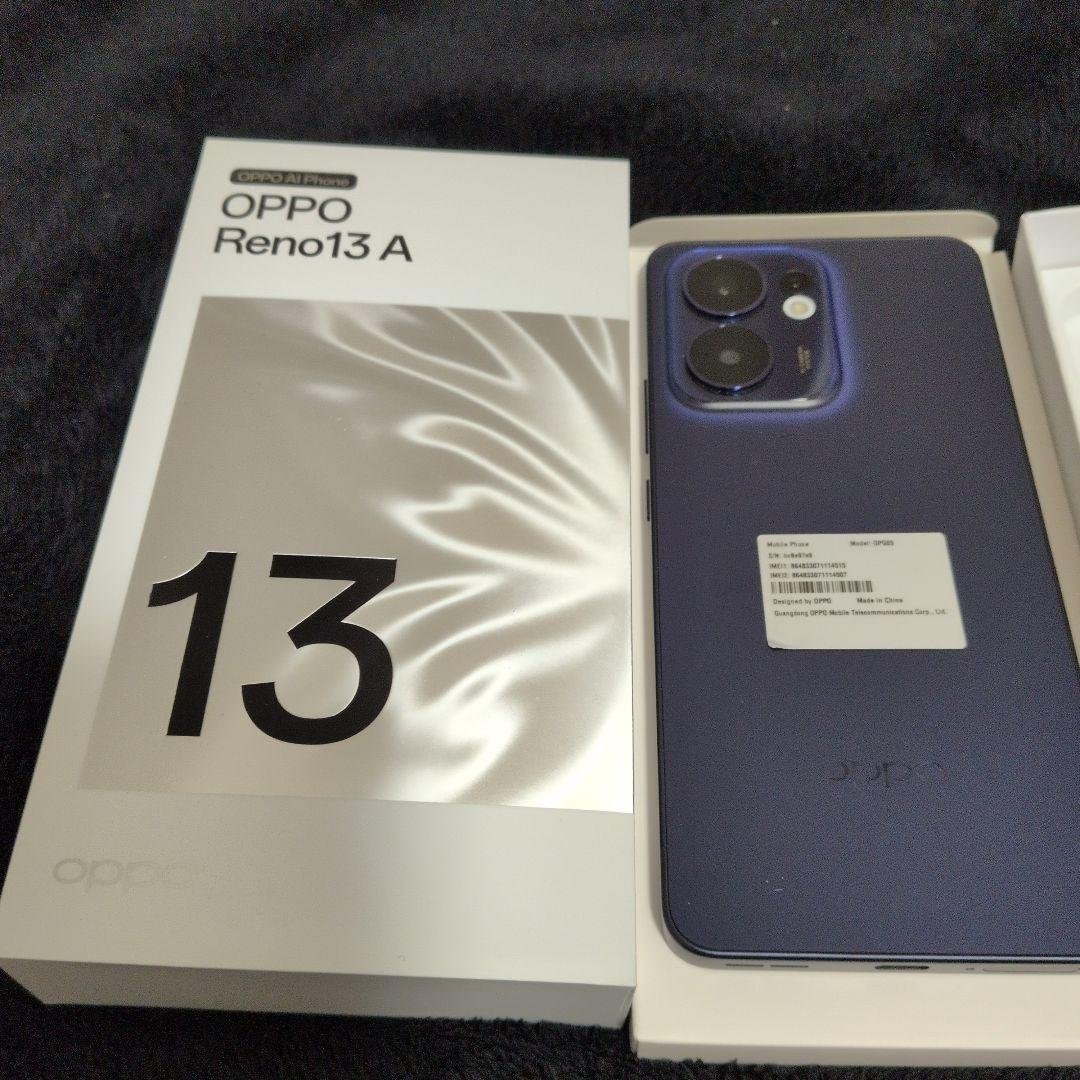 【さしすーんさん専用】OPPO Reno13 A　ルミナスネイビー 新品同等品
