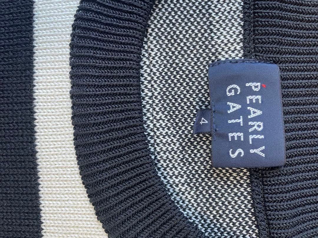 PEARLY GATES ボーダーセーター サイズ4