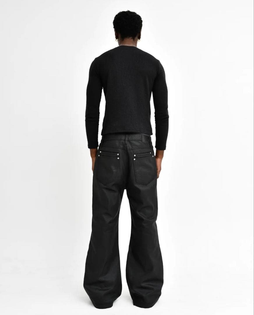 パンツ Asapmode Stacked Oil Coating Pants M