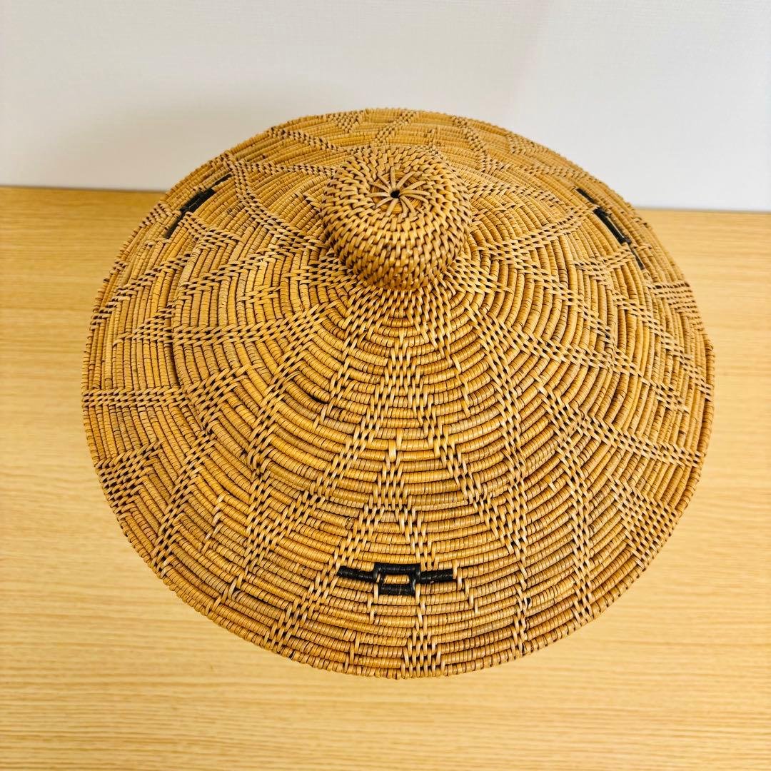 【希少品】アタ 蓋付き かご バスケット ASHITABA 送料込み
