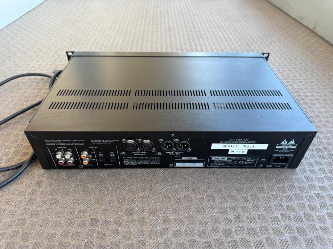 TASCAM MDレコーダー MD-02B