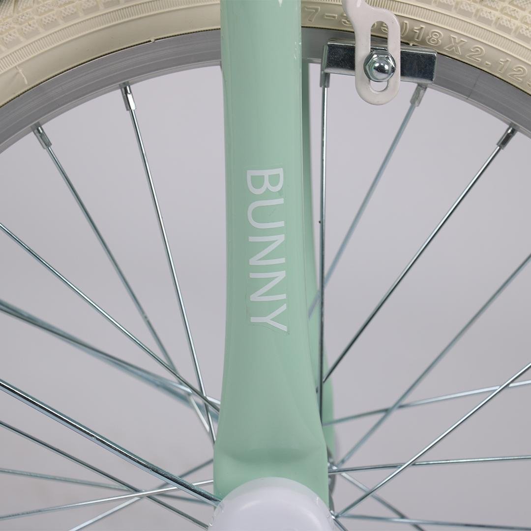 【値下げ中】子供用自転車 BUNNYデザイン 18インチ GREEN