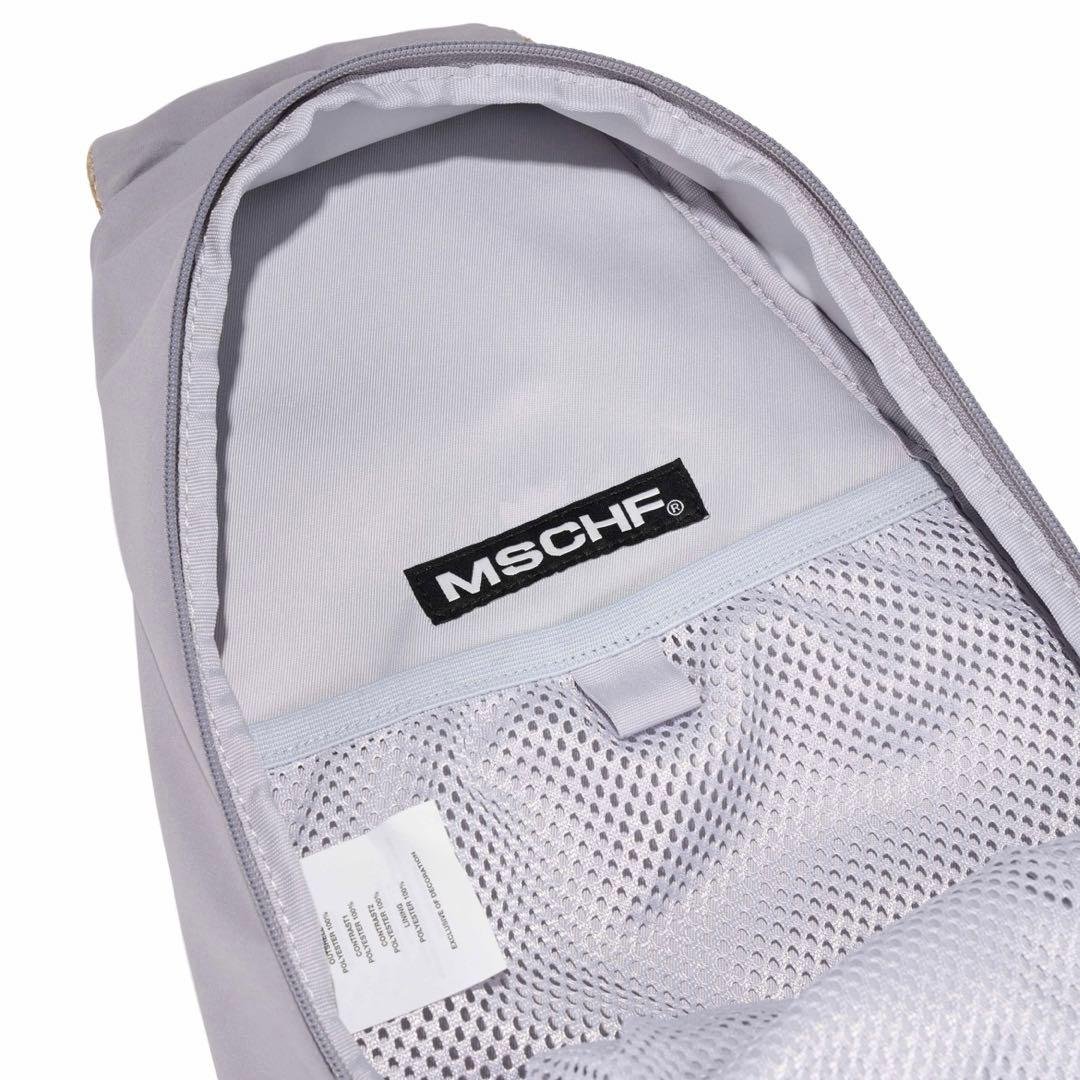 バッグ mschf RHOMBUS POCKET SLING BAG_BLUE GREY