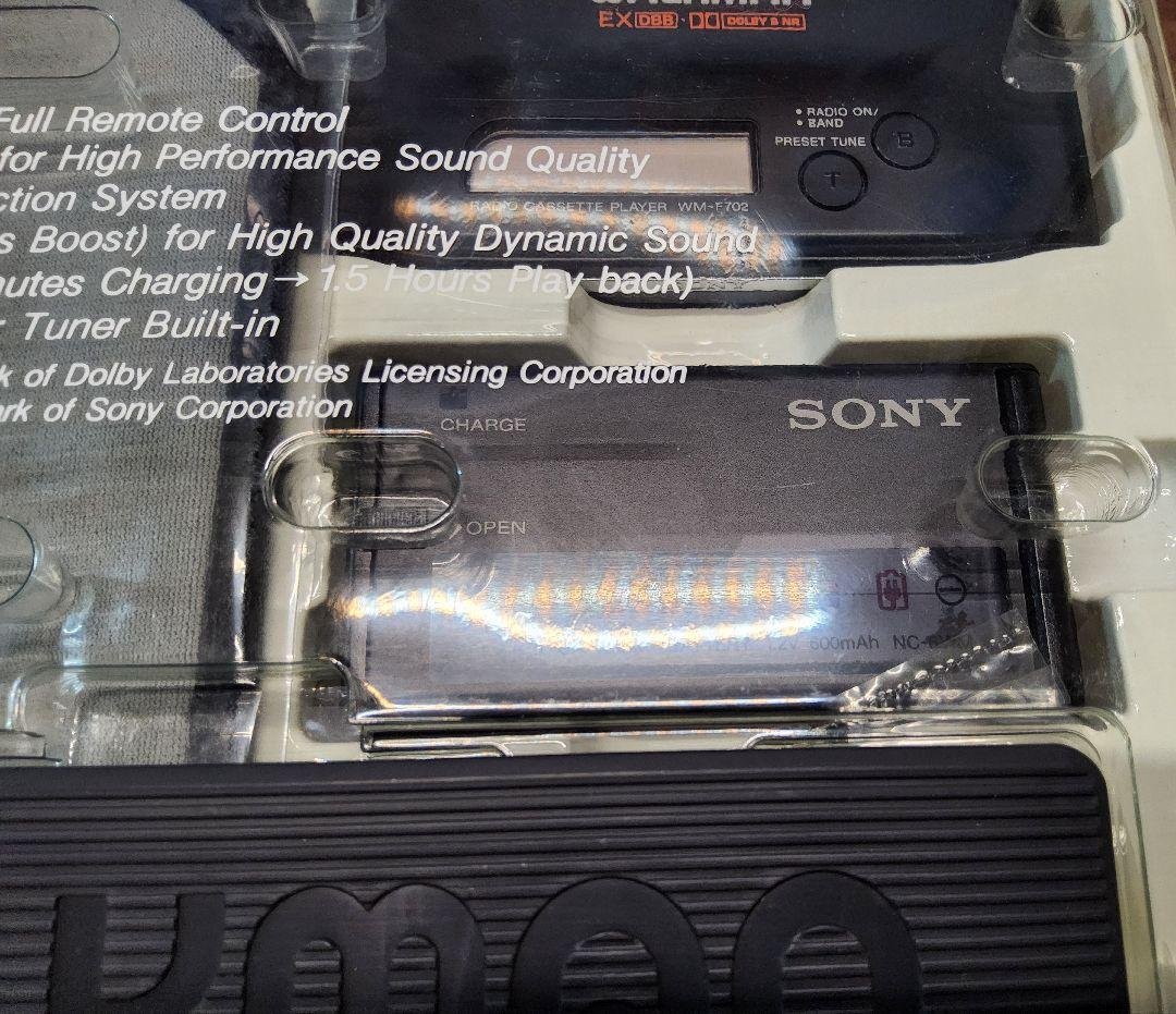 【未使用デットストック】SONY ウォークマン WM-F702 ブラック 整備品