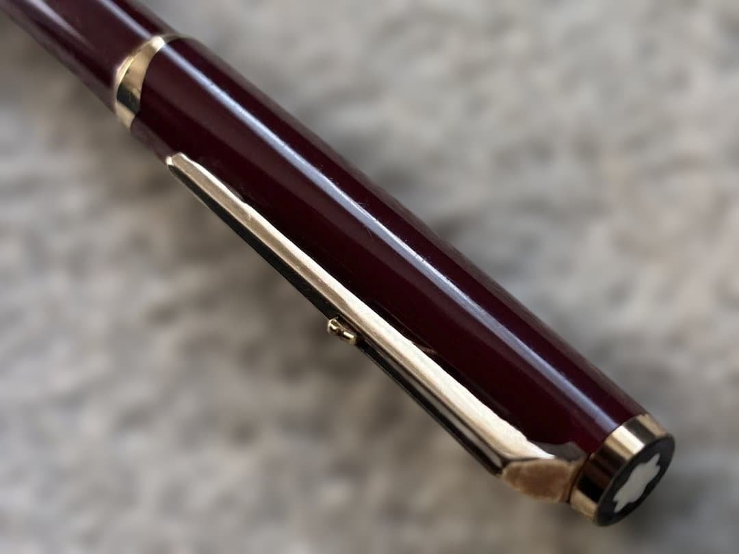 ◾️ボルドー 極美品◾️ モンブラン ◾️ ハンマートリガー式 ボールペン◾️希少品◾️