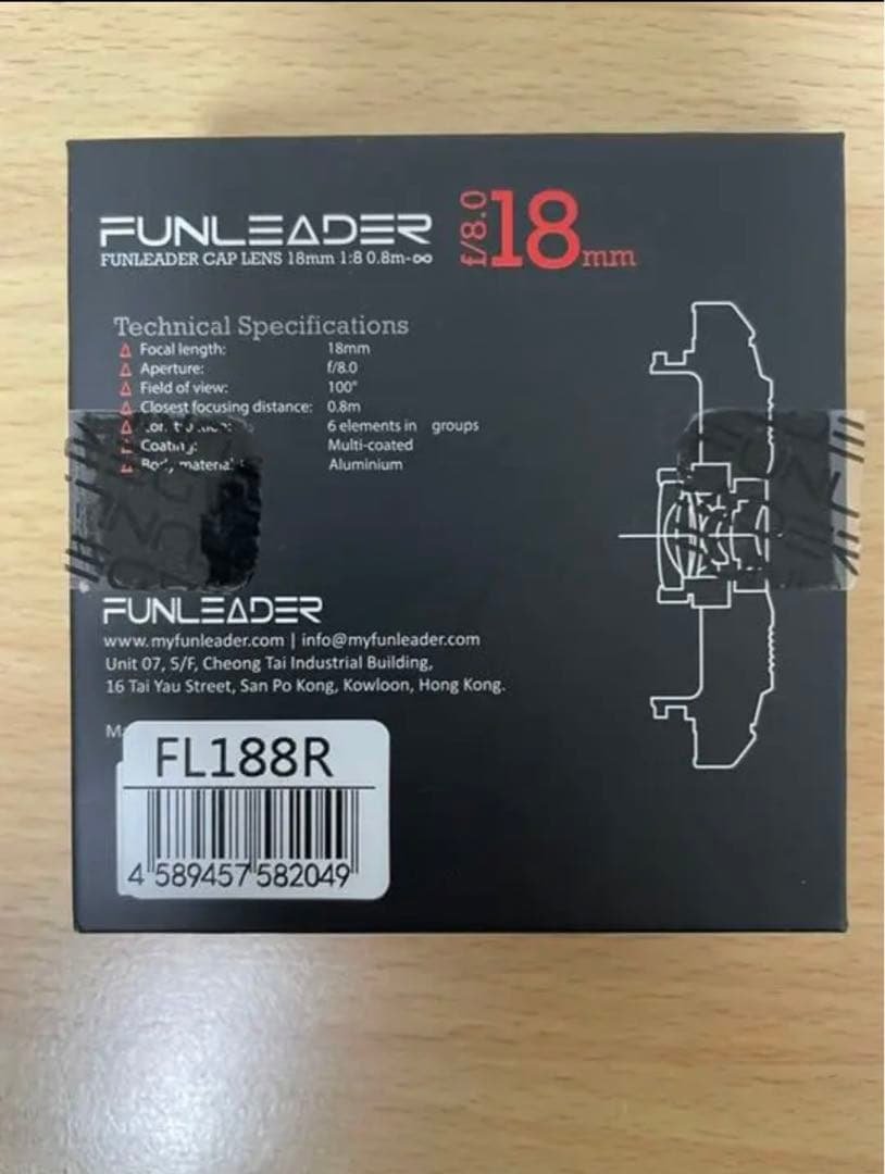 CAPLENS 18mm f/8.0 [キヤノンRF用] 超広角レンズ