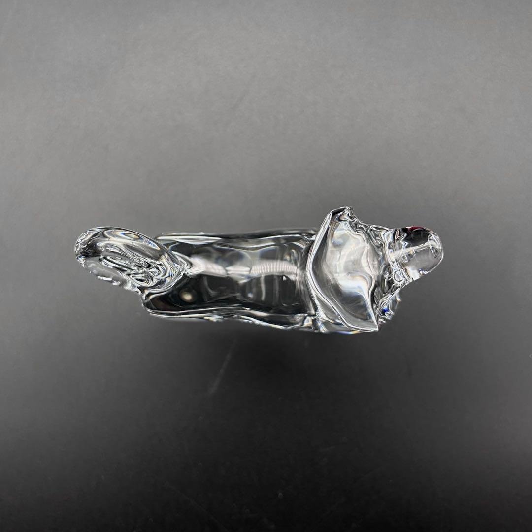 【新品】バカラ　犬　ドック　オブジェ　置物　インテリア　フィギュアリン