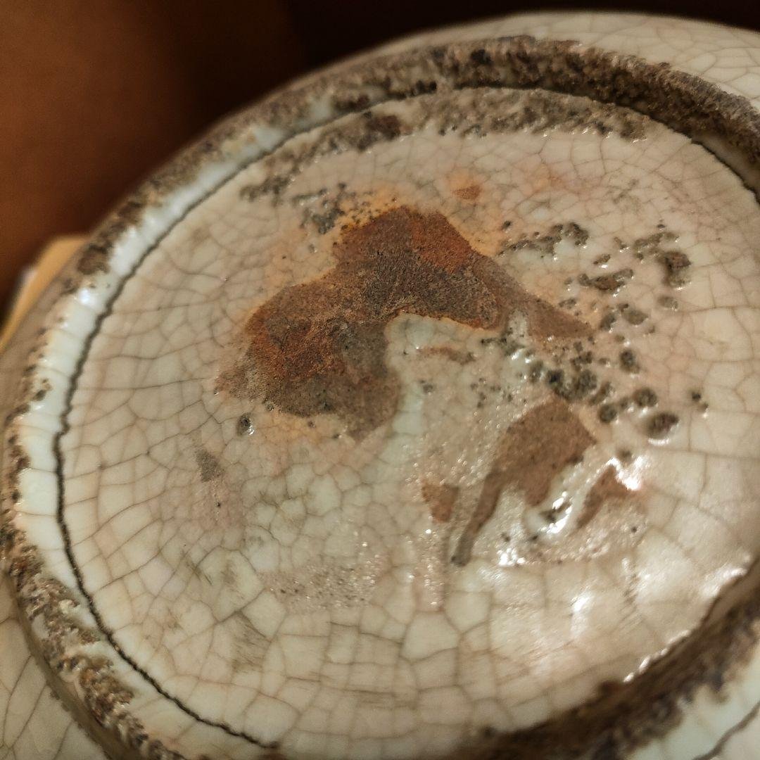 呉須手皿　明　中国美術　時代物　骨董アンティークNo.315