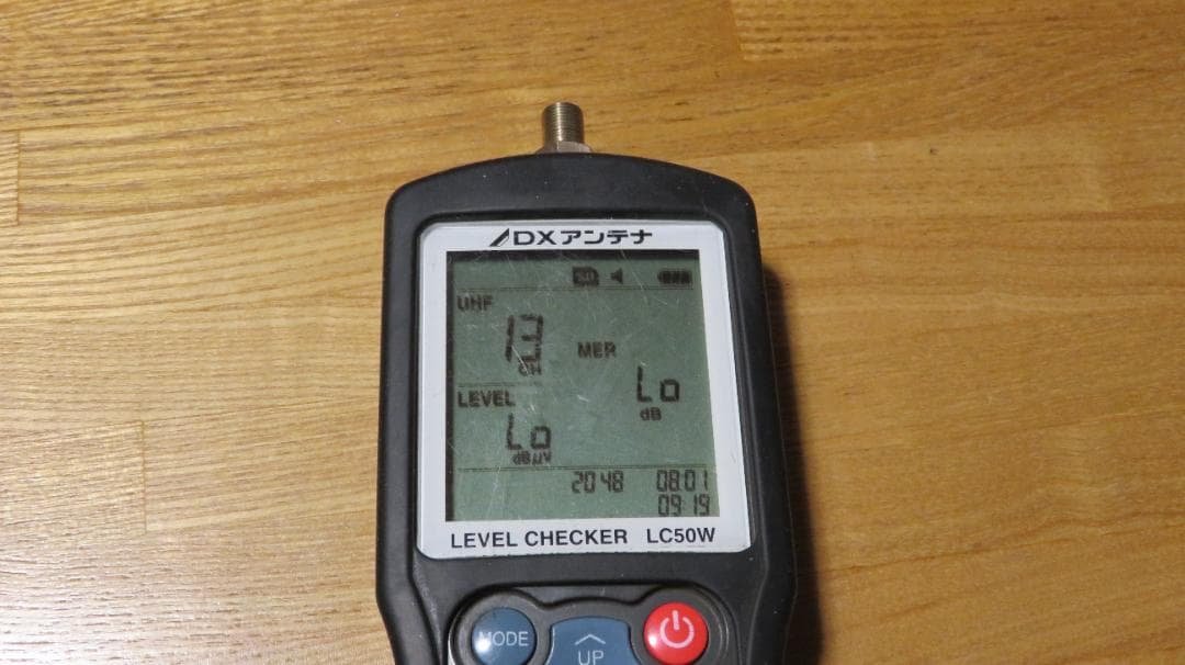 地デジ/BSレベルチェッカーLC50W　※写真追加しました。